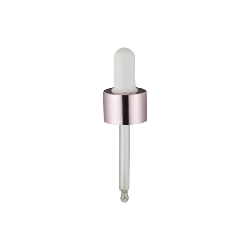 White test tube glass graduated dropper
