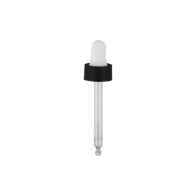 Anodized aluminum dropper bottle cap graduated straw customization